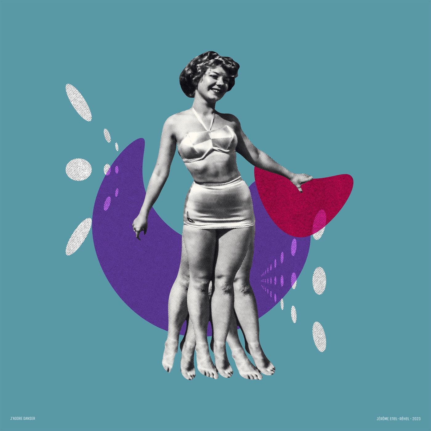 J'adore danser — collage de Jérôme Enel-Réhel