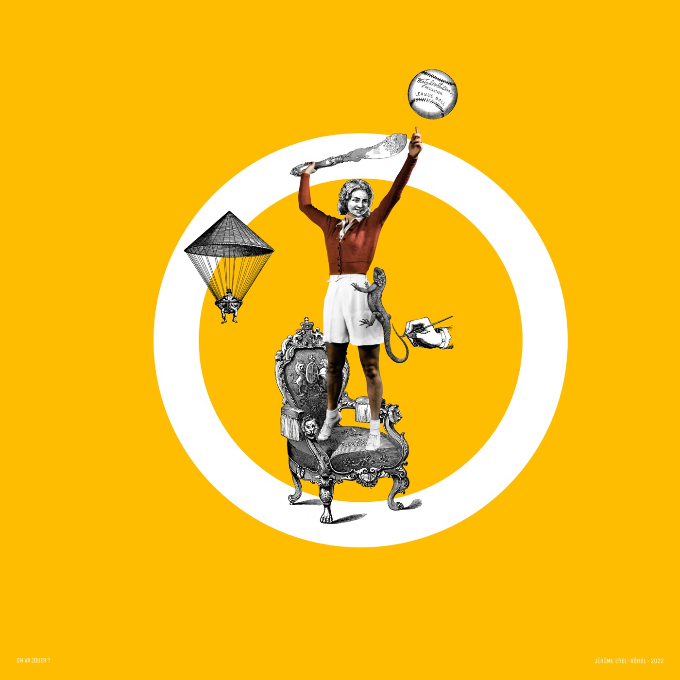 On va jouer ? — collage de Jérôme Enel-Réhel