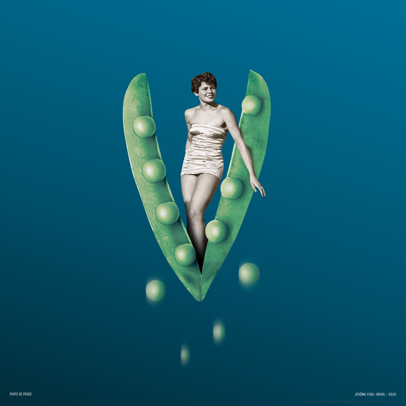 Perte de poids — collage de Jérôme Enel-Réhel