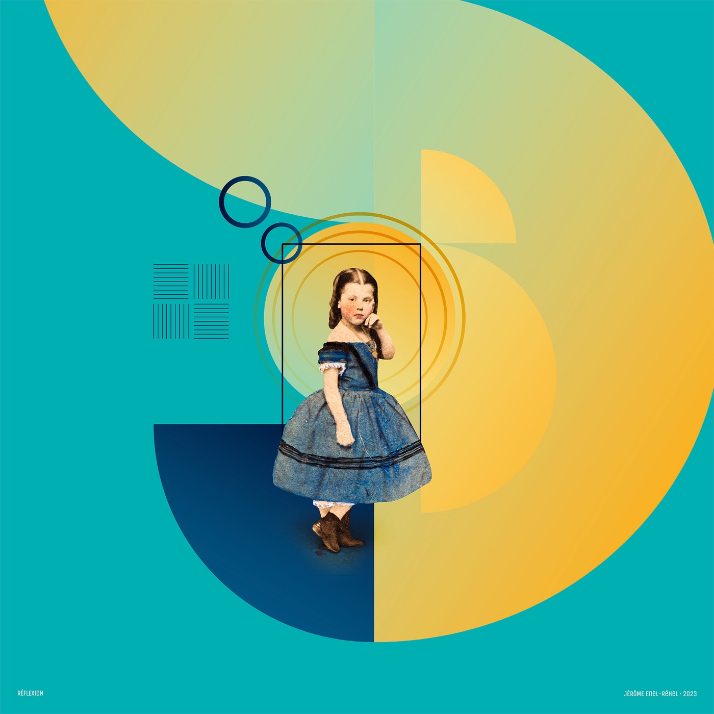 Réflexion — collage de Jérôme Enel-Réhel