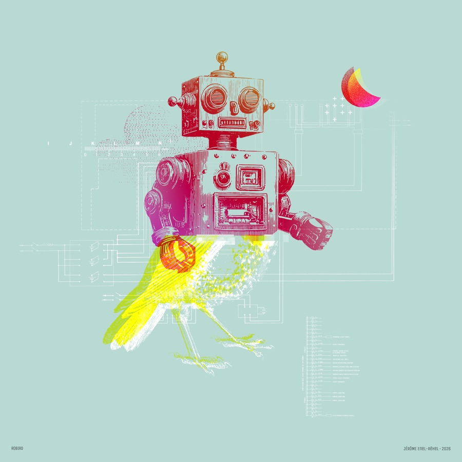 Robird — collage de Jérôme Enel-Réhel