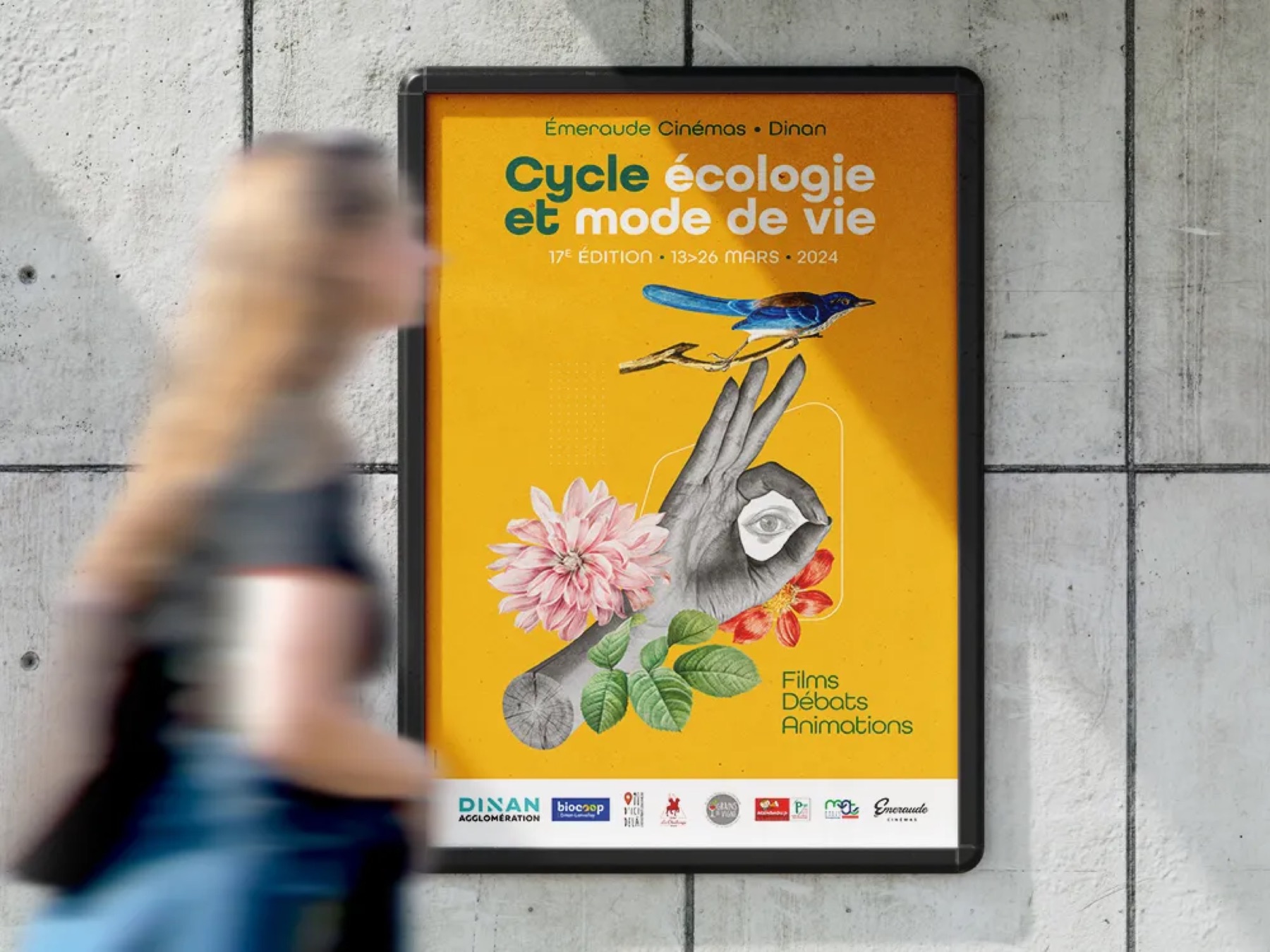 Cinéma Émeraude — projet de design graphique de Jérôme Enel-Réhel